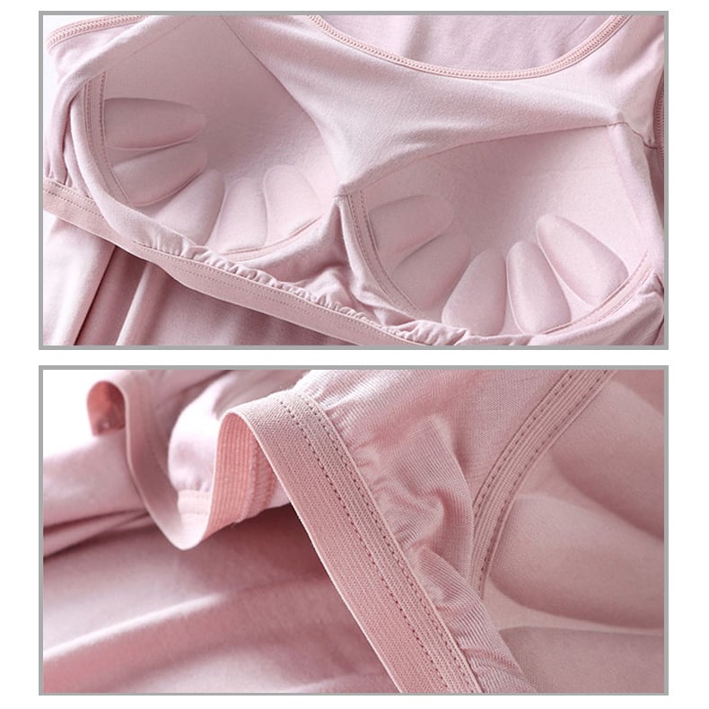 Women's Classic Solid Colour Built-in Bra Tank Top