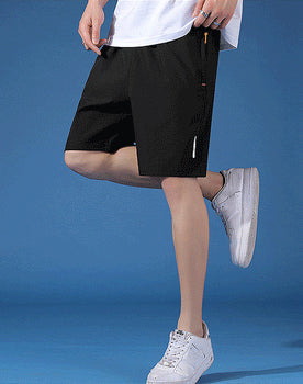 Unisex Ice Silk Quick Drying Stretch Shorts