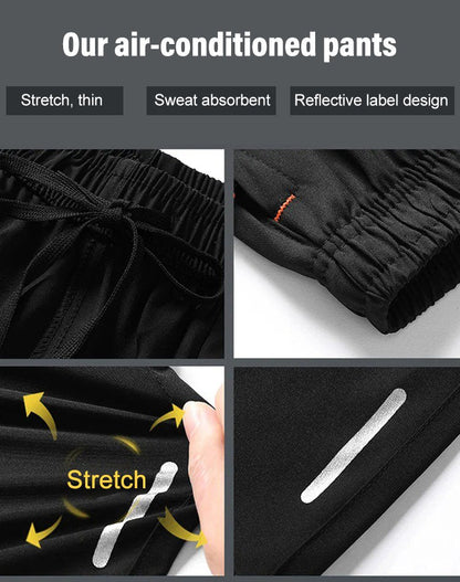Unisex Ice Silk Quick Drying Stretch Shorts