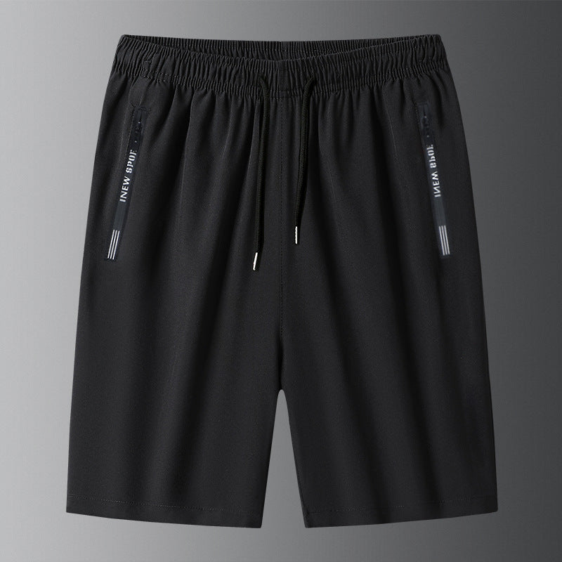 Unisex Ice Silk Quick Drying Stretch Shorts