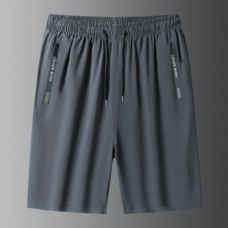 Unisex Ice Silk Quick Drying Stretch Shorts