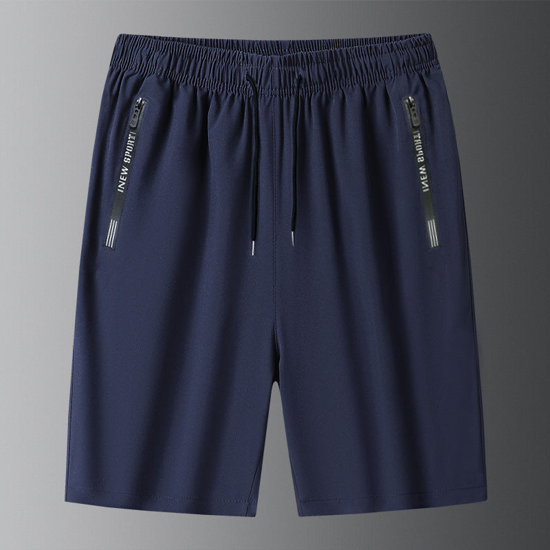 Unisex Ice Silk Quick Drying Stretch Shorts